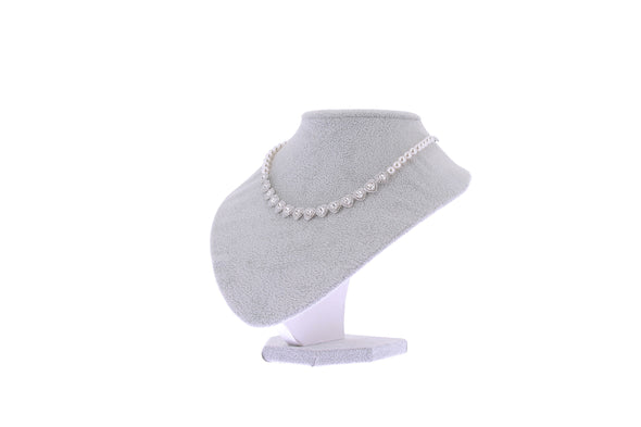 Collier argenté "Tennis"
