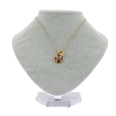 Collier à pendentif trèfle