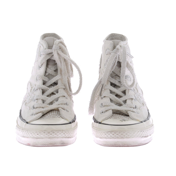 Baskets blanches "Doctor Who"