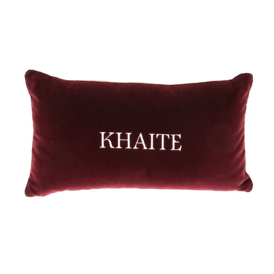 Coussin en velours