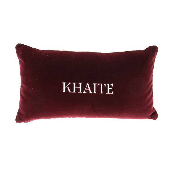 Coussin en velours