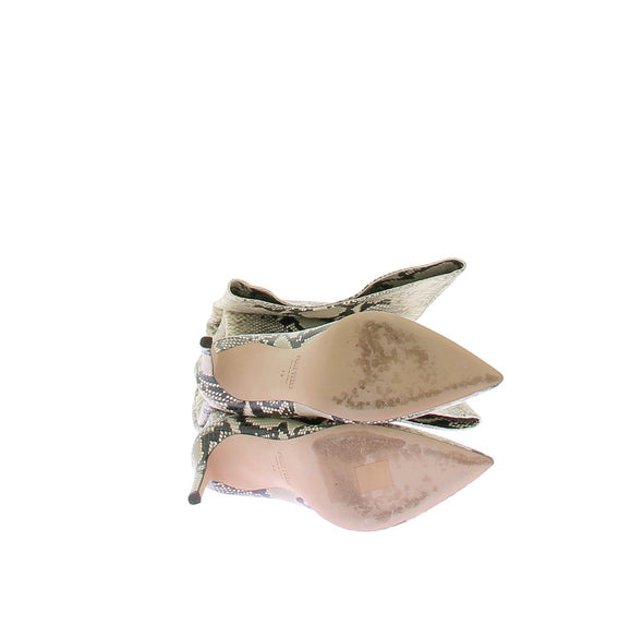Bottes à talons python