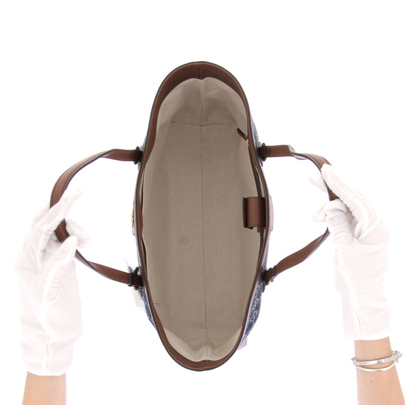 Sac Cabas en denim "Ophidia"