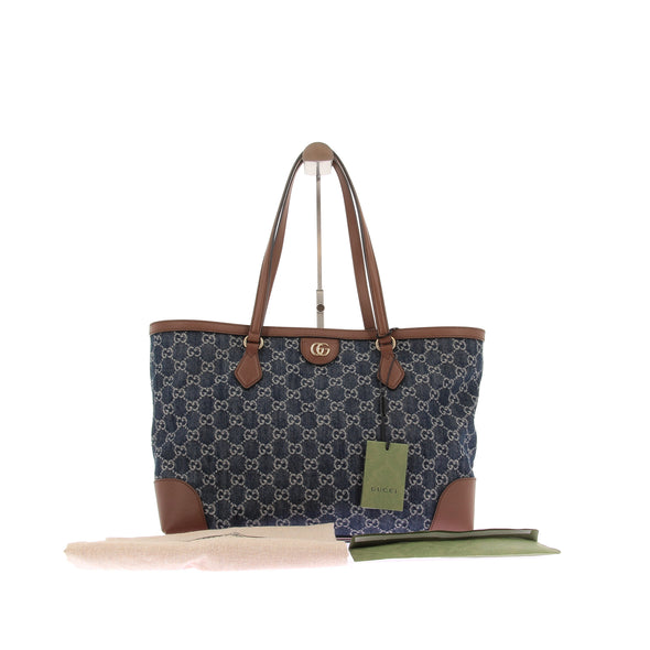 Sac Cabas en denim "Ophidia"