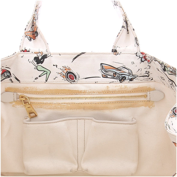 Sac cabas blanc