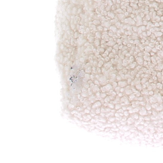 Cabas blanc en shearling