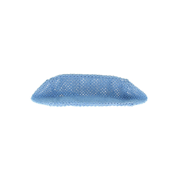 Sac Cabas tissé bleu