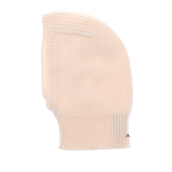 Cagoule en laine beige