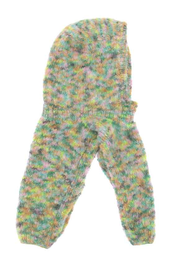 Cagoule en laine multicolore