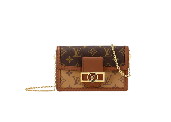 Mini sac "Dauphine" en cuir