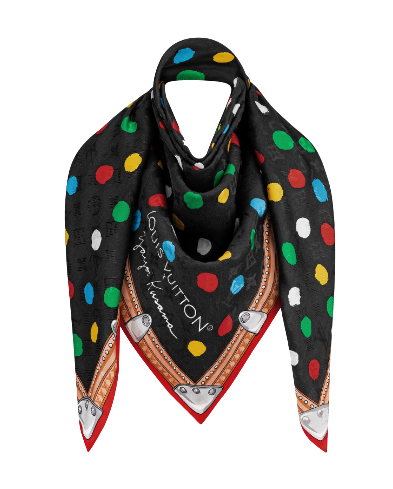 Châle en soie - Louis Vuitton x Yayoi Kusama