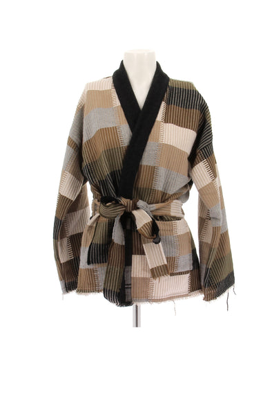 Cardigan en mélange de cachemire et soie