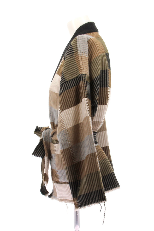 Cardigan en mélange de cachemire et soie