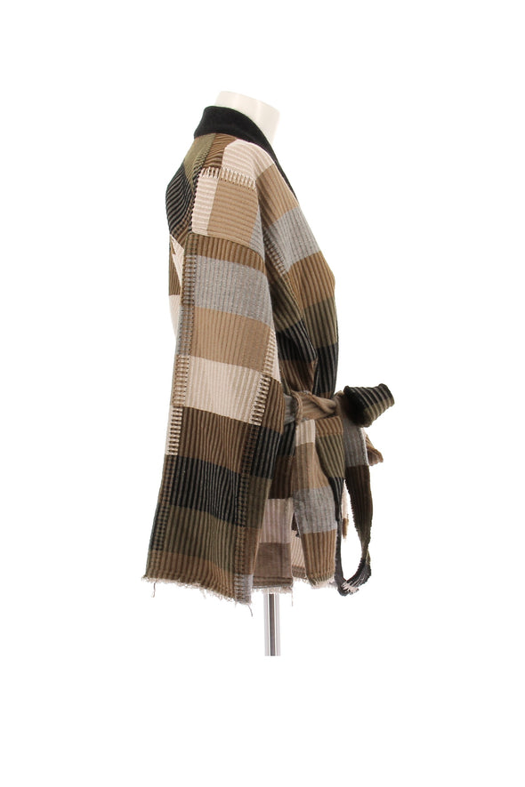 Cardigan en mélange de cachemire et soie
