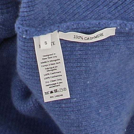 Cardigan en cachemire bleu