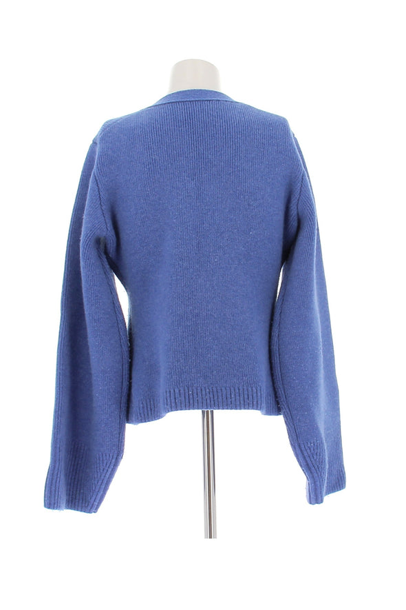 Cardigan en cachemire bleu