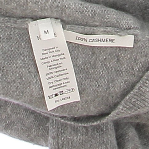 Cardigan en cachemire gris