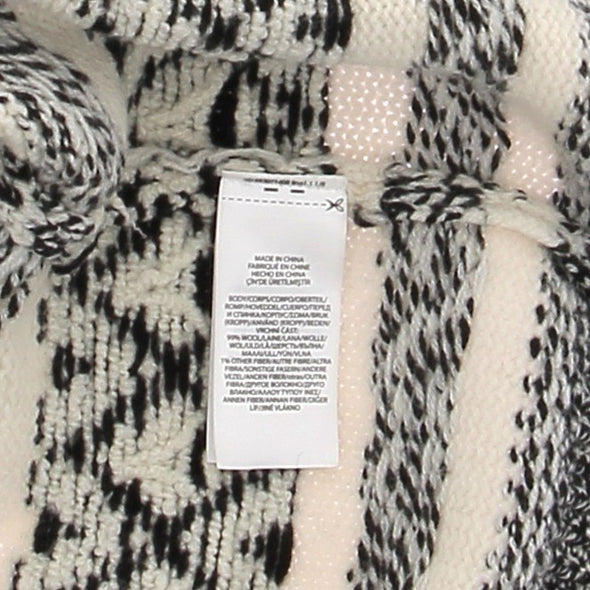 Cardigan en laine imprimée