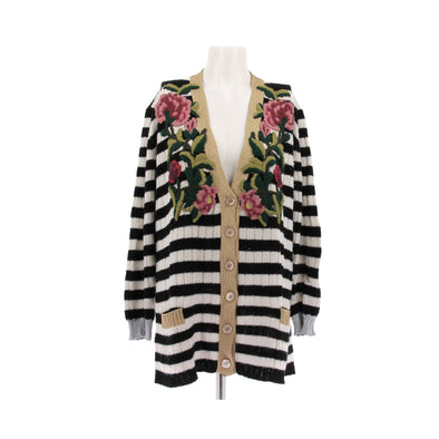 Cardigan en mélange de cachemire et laine