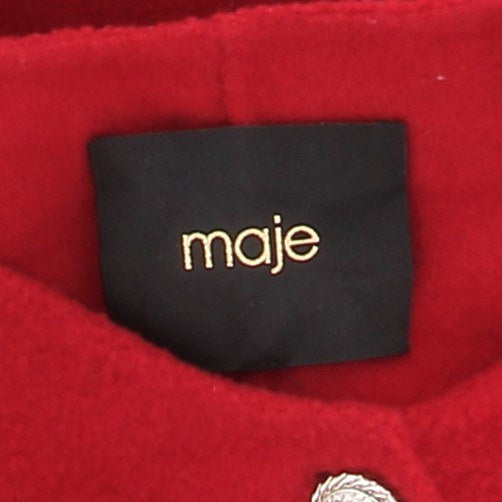 Veste en laine rouge