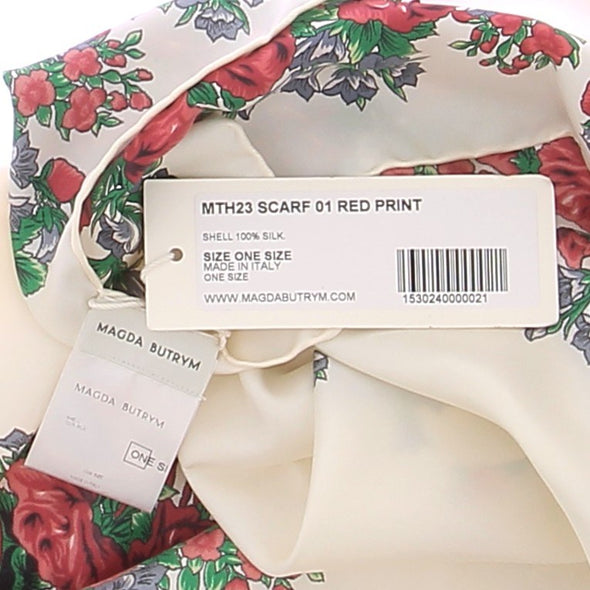 Carré de soie imprimé