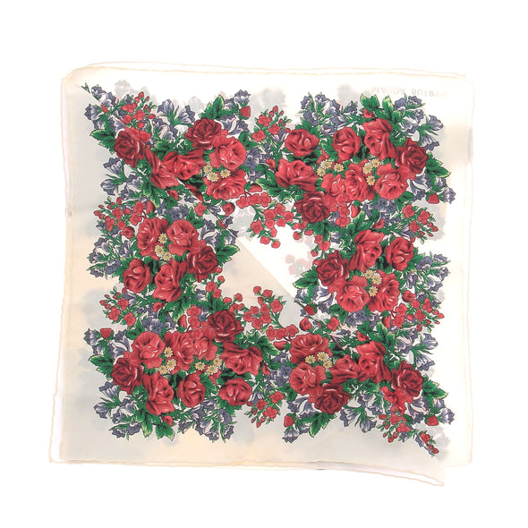 Carré de soie imprimé