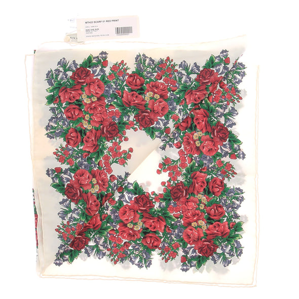 Carré de soie imprimé