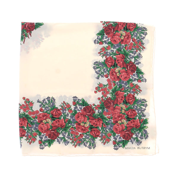 Carré de soie imprimé