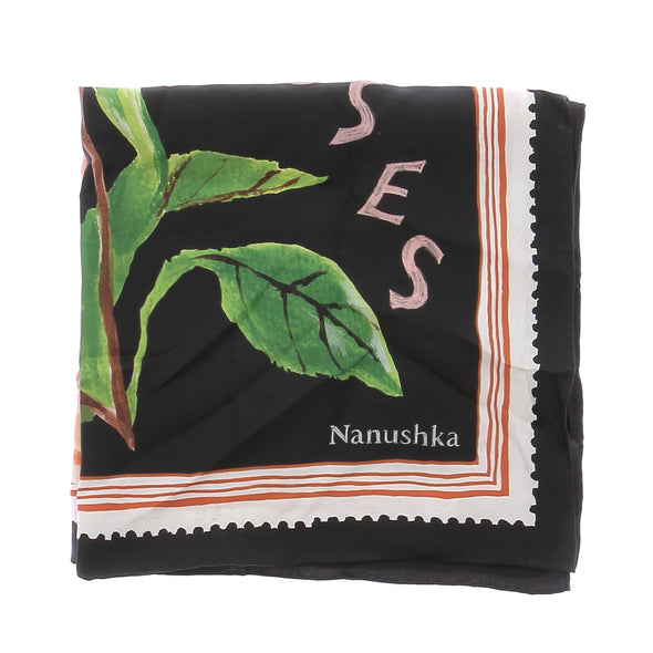 Carré de soie à imprimé