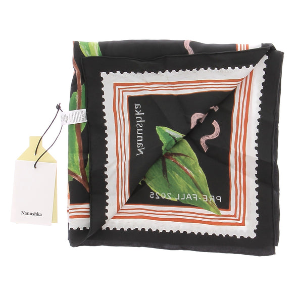 Carré de soie à imprimé
