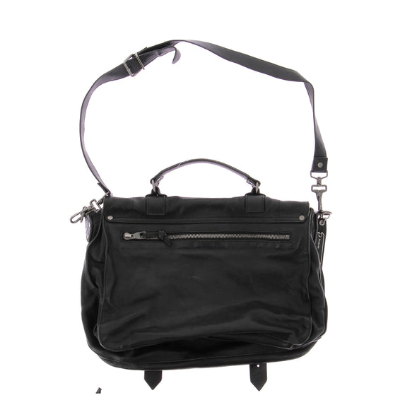 Sac cartable en cuir