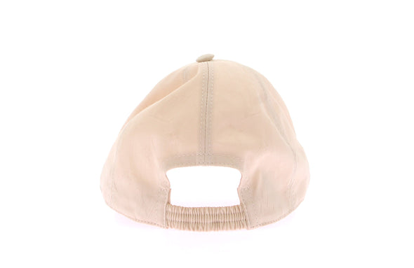 Casquette beige monogramme