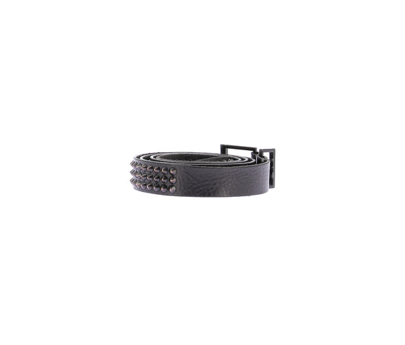 Ceinture en cuir cloutée