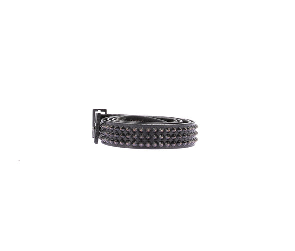Ceinture en cuir cloutée