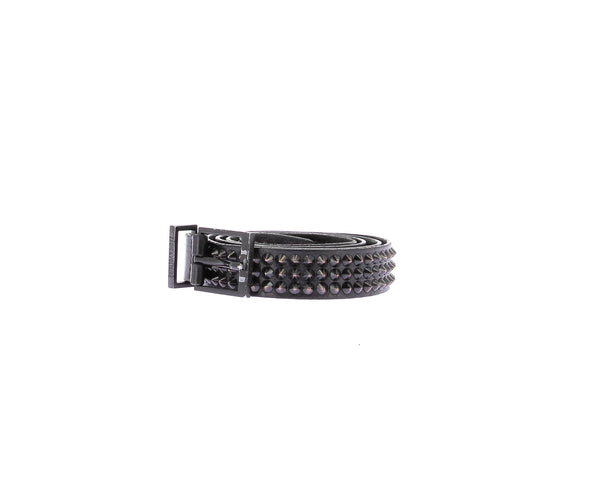 Ceinture en cuir cloutée