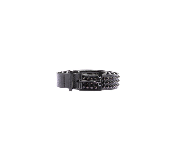 Ceinture en cuir cloutée