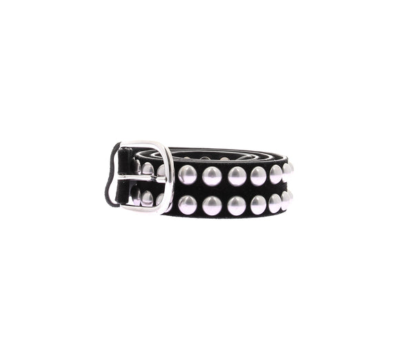 Ceinture cloutée noire