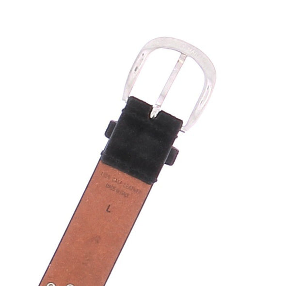 Ceinture en daim cloutée