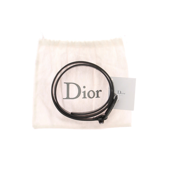 Ceinture en cuir noire