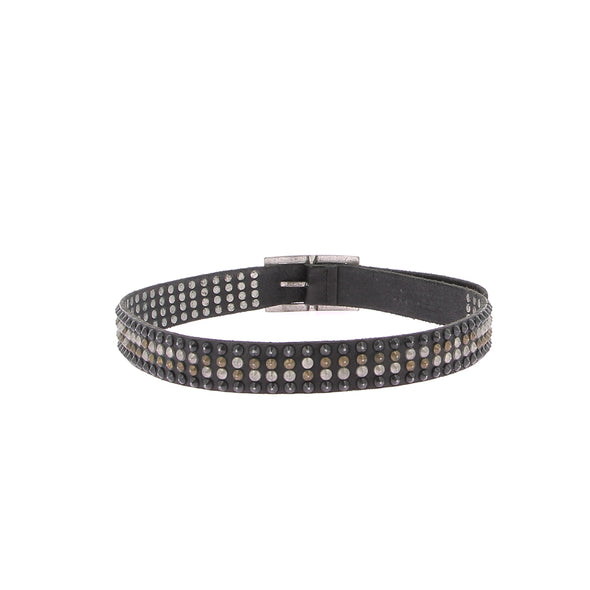 Ceinture cloutée noire