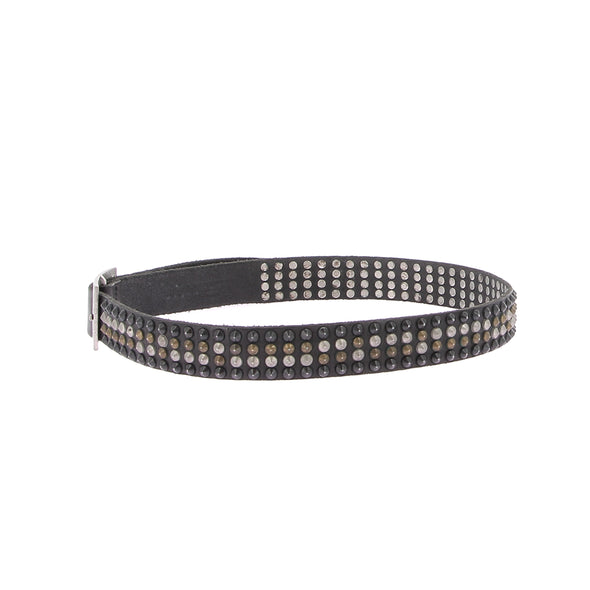 Ceinture cloutée noire