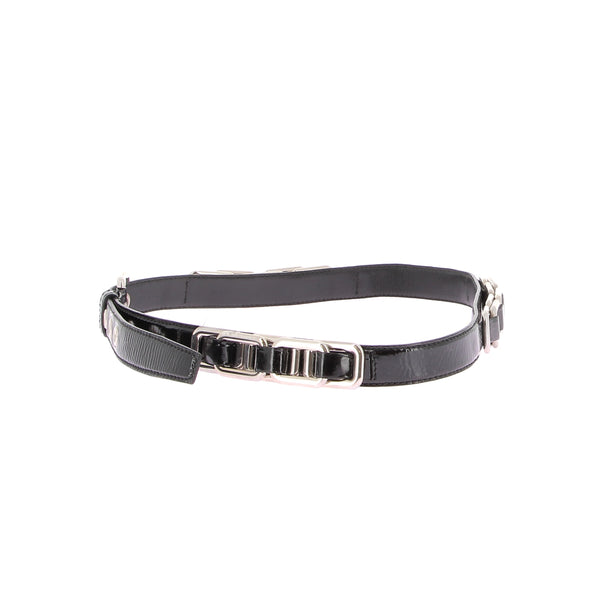 Ceinture en cuir verni