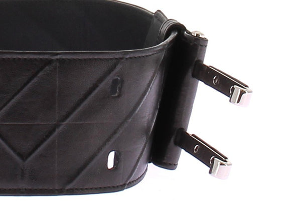 Ceinture en cuir noire