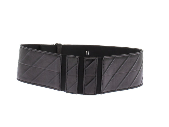 Ceinture en cuir noire