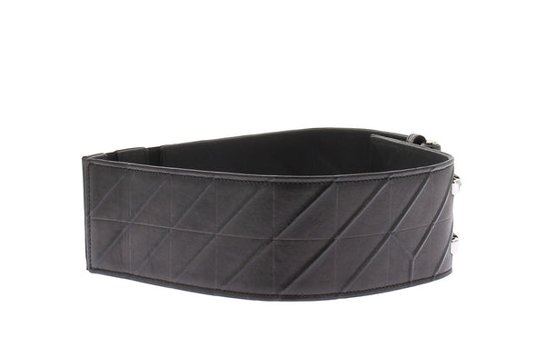 Ceinture en cuir noire