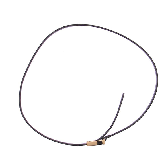 Ceinture en cuir embossée python