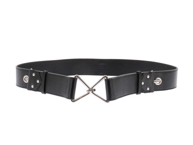 Ceinture en cuir noire
