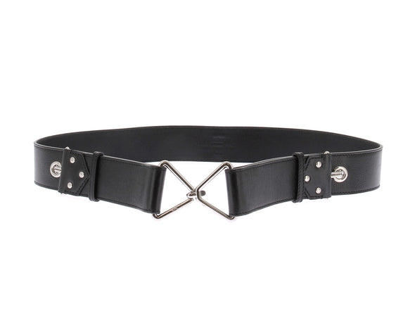 Ceinture en cuir noire