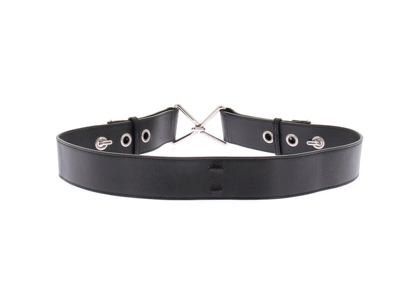 Ceinture en cuir noire