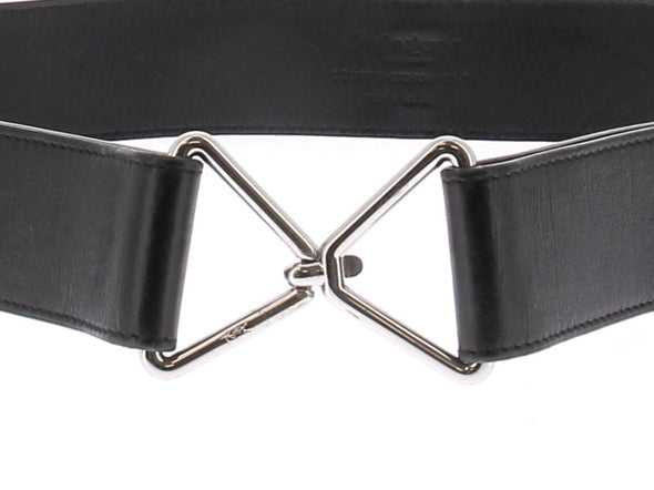 Ceinture en cuir noire